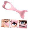 HONMEET Silicone Eyeliner Stencils Lash Spoolies Mascara Eye Makeup Tools Eyelash Applicator Eyeliner Drawing Aid view 4