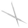 FOMIYES 2Pcs Stainless Steel Cuticle Pusher Tool for Nail Remover for Natural Artificial Nails Comfortable Slip Handle for Nail view 1