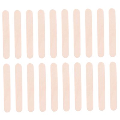 Cabilock 200Pcs Tongue Depressors Portable Wax Sticks for Household Wax Application Applicator for Hair Removal Care for Professional Use
