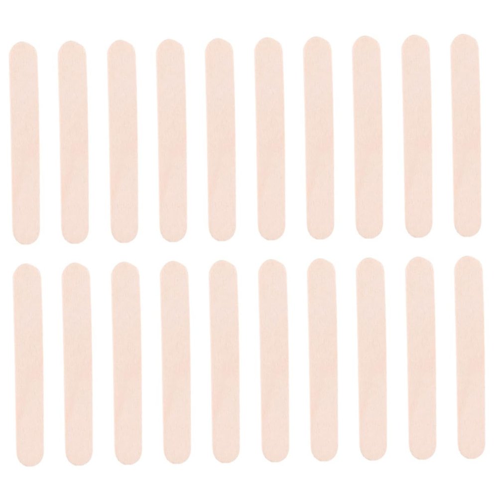 Cabilock 200Pcs Tongue Depressors Portable Wax Sticks for Household Wax Application Applicator for Hair Removal Care for Professional Use