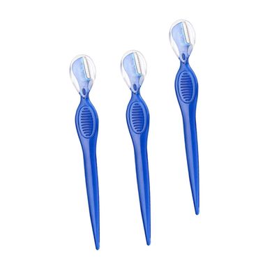 Beatifufu 3pcs Razor Blades Replacement for Women Eyebrows Face Razors Beauty Makeup Tools Portable Lightweight Easy to Clean