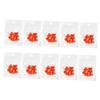 Beatifufu 100Pcs Glue Bottle Needle Caps Anti-blocking Eyelash Glue Bottle Mouth Tips Safe Plastic Metal Material Tool for Family Salon Use view 1