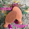 2pcs (Divine & Opulent) Natural Terra Cotta Pumice Stone for Feet Lasts 7+ Years (+Organic Cocoa) Foot Scrubber Callus Remover view 2