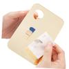 CALLARON 2 Set Acrylic Makeup Mixing Plate Portable Foundation Mixing Tray with Spatula Durable Cosmetic Tools for Makeup Artists Lightweight Easy to Clean view 2
