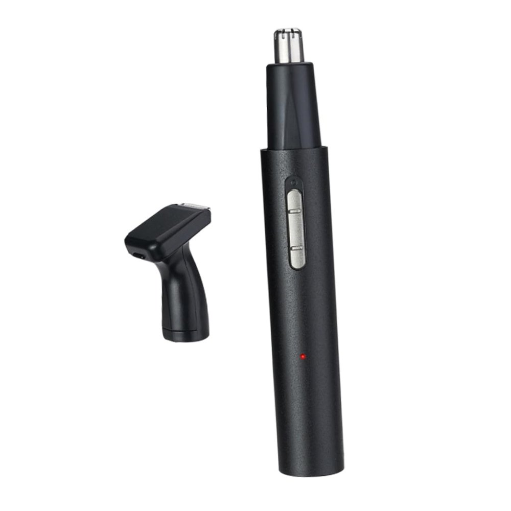 PACKOVE Pikapipy Nose Hair Trimmer for Women Electric USB Sideburns Trimmer Detachable and Washable Head Hair Cutter for Face Ears and Nose Compact Design