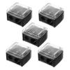 Ipetboom 5pcs Dual Pencil Sharpener Reusable Manual Tool for Eyeliner Lipstick and Makeup Pencils Precision Sharpening Portable Design for Home Travel and Office Use view 1