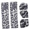 Beatifufu 2pcs Leopard Print Headband Bun Makers for Women Lazy Hair Bun Maker for Teen Girls Styling Tool view 4