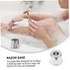 FOYTOKI Home Manual Razor Stand Brass Rust Shaving Razor Base for Bathroom Organization Durable Extend Razor Life Stylish Storage for Clean Tidy Spaces view 3