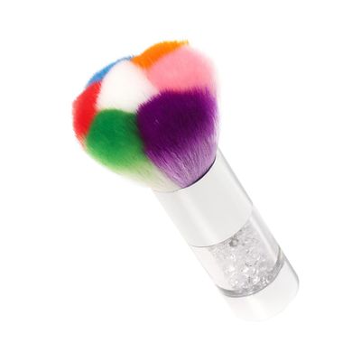 Beatifufu 1pc Professional Nail Art Dust Brush Nail Cleaning Brush Soft Bristle Scrub for Salon and Home Use