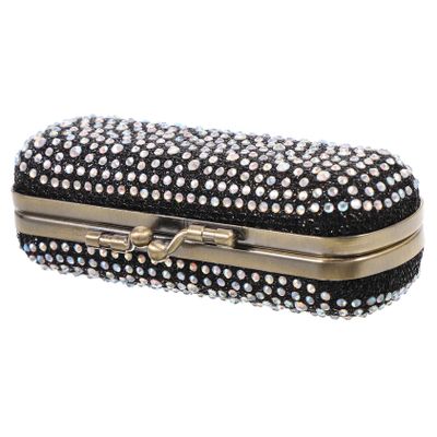 CATIEBYE Retro Lipstick Holder Mirror Cosmetic Pouch Makeup Case Lipstick Bag for Purse