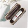 CATIEBYE Retro Lipstick Holder Mirror Cosmetic Pouch Makeup Case Lipstick Bag for Purse view 3