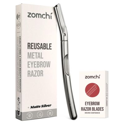 Dermaplane Razor with 21 PCS Blade Refills (15pcs Micro Refills and 6pcs Wide Refills)
