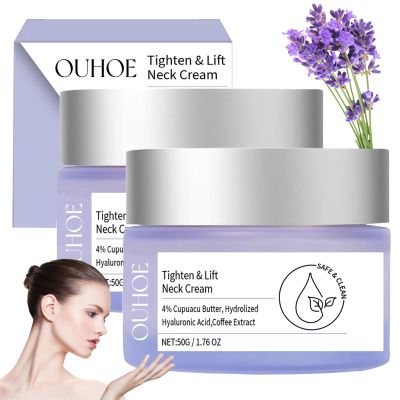 OUHOE Tighten and Lift Neck Cream, 2025 Updated Neck Cream - Tighten & Lift, Non-greasy Neck Firming Cream for Firming for Neck Lifting Reduction Sagging Skin for All Skin Types (2)