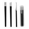 Beatifufu 4Pcs Nail Trimming Professional Pedicure Nippers and Cutters for Foot Care Durable Black Tools for Home Salon Use Includes Storage Bag for Easy Travel view 1