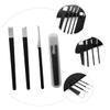 Beatifufu 4Pcs Nail Trimming Professional Pedicure Nippers and Cutters for Foot Care Durable Black Tools for Home Salon Use Includes Storage Bag for Easy Travel view 4