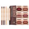 6pcs Nude Lip Liner Makeup Set - Waterproof & Smudge-Proof Matte Pencil, Long-Lasting & Durable, Smooth & Easy Glide, Non-Smudge, Contouring, Filling & Layering (SKETCH-ROAST, 6 Count (Pack of 1)) view 1