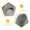 HAKIDZEL Men Shaving Bowl Decorative Porcelain Foaming Bowl Shaving Container for Skin Care Durable Design Comfortable Grip for Daily Use and Easy Cleaning view 3