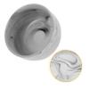 HAKIDZEL Men Shaving Bowl Decorative Porcelain Foaming Bowl Shaving Container for Skin Care Durable Design Comfortable Grip for Daily Use and Easy Cleaning view 4
