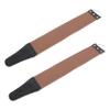 SAFIGLE 2pcs Simple Shaver Sharpening Tools Double-sided Manual Shaver Strop Leather Knife Cloth for Father Day view 1