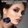 3 PCS Eyeshadow Stencil, Reusable Eyeshadow Tool, Comes with 1 Brush, 5-in-1 Design, Easy to Clean for Eyes, Cat Eye Liner Template Guide (Black) view 3