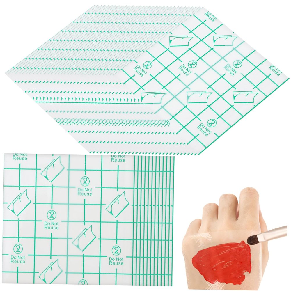 LIFKOME 200pcs Eco-Friendly Disposable Makeup Stickers Adhesive for Foundation Concealer Lipstick