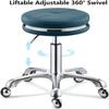 Seodradow Rolling Bar Rotating Lifting Beauty Salon, Round Eith Stainless Steel Pulley Will Not Block Hair, Adjustable 45-58cm(Color:Blue) view 4
