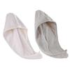 Beaupretty 2pcs Microfiber Hair Drying Cap Quick Dry Towel Absorbent Head Wrap for Home Travel Random Color view 1