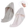 Beaupretty 2pcs Microfiber Hair Drying Cap Quick Dry Towel Absorbent Head Wrap for Home Travel Random Color view 4