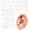20 Sheets Temporary Tattoos for Adults | Long-Lasting Fake Tattoo Stickers for Ear Cuffs & Fingers | Waterproof & Durable Tattoos for Women & Girls view 1