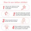 20 Sheets Temporary Tattoos for Adults | Long-Lasting Fake Tattoo Stickers for Ear Cuffs & Fingers | Waterproof & Durable Tattoos for Women & Girls view 3