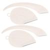 HONMEET Eyebrow Razor Set 4-Piece Portable Facial Hair Removal Tools for Women Curved Eyebrow Shavers for Precise Grooming for Beginners and Travel view 1