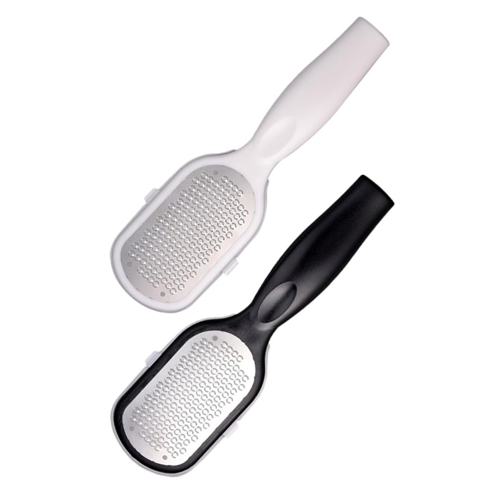 Beatifufu 2Pcs Foot Rasp Convenient Remover for Smooth Feet Portable Foot Files for Men Women Seniors Durable Foot Care Tools for Dead Skin Removal