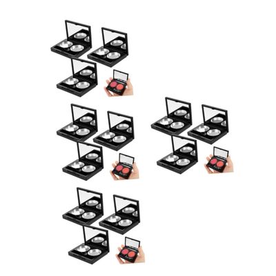CALLARON 3 Sets Eyeshadow Cases Compact Makeup Supplies for Women Lightweight Empty Organizer for Travel Material for Pressing Pigments and Crafts