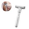 Happyyami Men Shaving Kit Double-sided Razor for Men Manual Shaver Adjustable Shaving Machine Razor Blades Included view 3