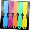 PACKOVE 10pcs Nail Files for Natural Nails Fingernail Brush Long Handle for Cleaning Random Color view 2