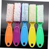 PACKOVE 10pcs Nail Files for Natural Nails Fingernail Brush Long Handle for Cleaning Random Color view 3