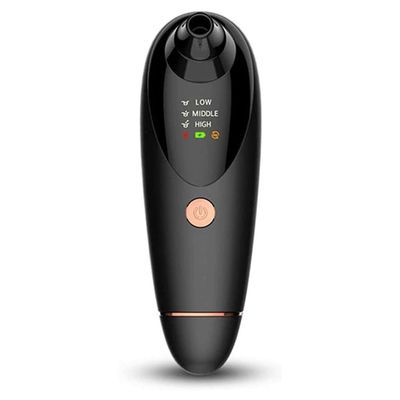 Blackhead Remover Pore Vacuum with Hot Compress - Acne Comedo Extractor USB Rechargeable Suction Tool Level for Blackhead Whitehead Acne Removal