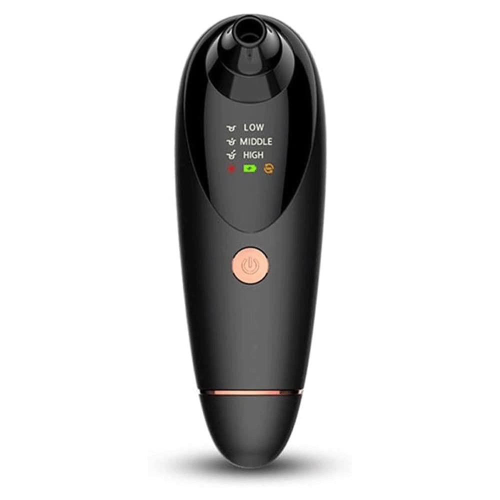 Blackhead Remover Pore Vacuum with Hot Compress - Acne Comedo Extractor USB Rechargeable Suction Tool Level for Blackhead Whitehead Acne Removal