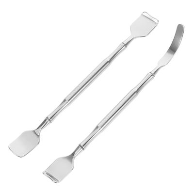 Ipetboom 2pcs Blackhead Scraper Tool Facial Skincare Spatula for Men Women Pimple Extractor Lab Spatulas for Blackhead Removal