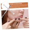 Ipetboom 2pcs Blackhead Scraper Tool Facial Skincare Spatula for Men Women Pimple Extractor Lab Spatulas for Blackhead Removal view 3