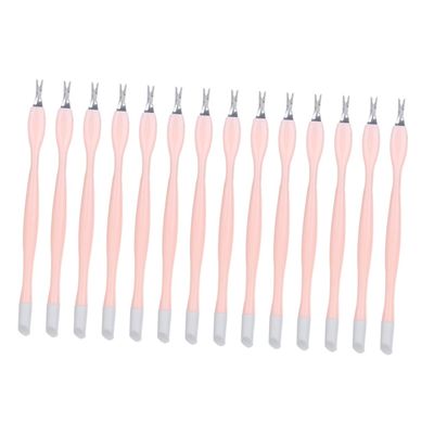 FOMIYES 30pcs Nail Dead Skin Trimmer and Cuticle Remover Tool Ergonomic Handle Forks Lightweight Nail Art Supplies for Professional and Personal Use