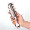 lISusanll Electroplating Massage Comb for Scalp Care - Dual-Use Dry & Wet Portable Hair Comb for Home & Travel(Gold) view 4