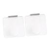 Beatifufu 2pcs Acrylic Nail Art Palette Makeup Foundation Mixing Palette Reusable and Easy to Clean view 1