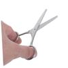 DEARMAMY 4pcs Stainless Steel Tip Scissors for Eyebrows Beard and Nose Hair Trimming Precision Grooming Tools for Men and Women Safe and Beauty Scissors view 3