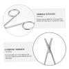 Beatifufu Stainless Steel Eyebrow Trimmer Scissors 2-Piece Set for Women and Men Hair Cutting Tool for Facial Grooming and Nose Hair Trimming view 2