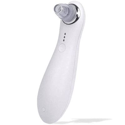 Blackhead Remover Pore Vacuum, Visible Facial Pore Cleaner Pimple Sucker with HD Camera Acne Comedone Extractor Heads Electric Blackhead Remover Tools(White)