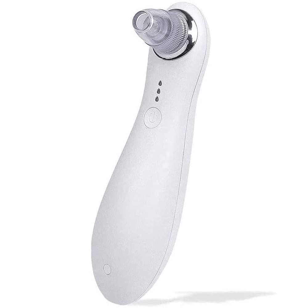 Blackhead Remover Pore Vacuum, Visible Facial Pore Cleaner Pimple Sucker with HD Camera Acne Comedone Extractor Heads Electric Blackhead Remover Tools(White)