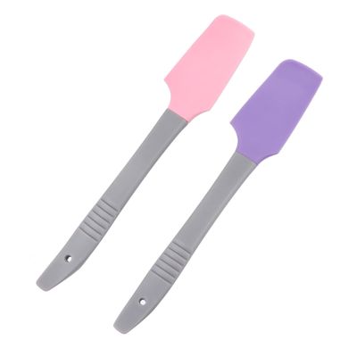 MERRYHAPY 2pcs Microwave Wax Removal Tool Long Handle Silicone Waxing Stick Applicator Spatulas