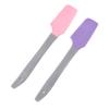 MERRYHAPY 2pcs Microwave Wax Removal Tool Long Handle Silicone Waxing Stick Applicator Spatulas view 1