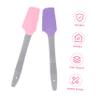 MERRYHAPY 2pcs Microwave Wax Removal Tool Long Handle Silicone Waxing Stick Applicator Spatulas view 4